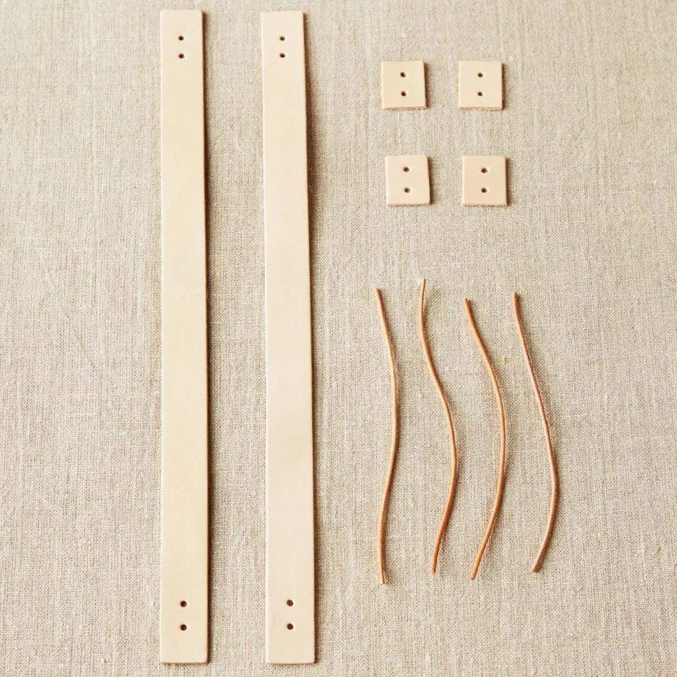 Cocoknits Short Leather Handle Set