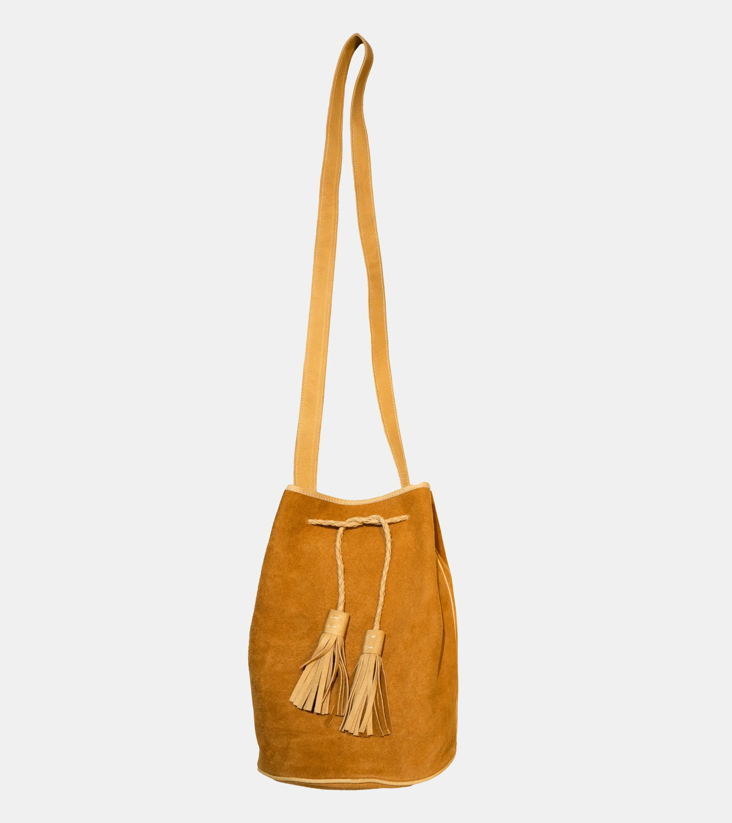 Deerskin Crossbody Bag Brown