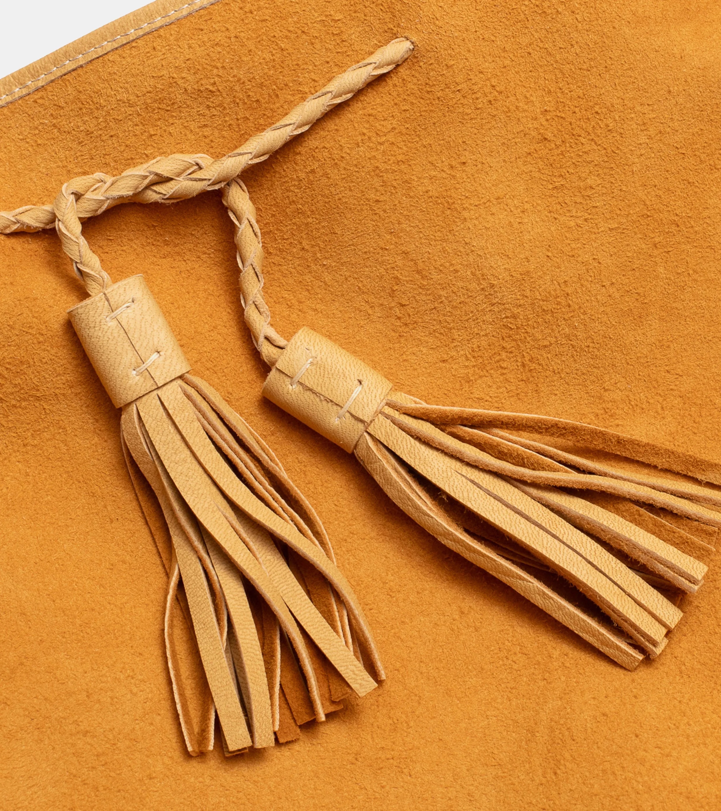 Deerskin Crossbody Bag Brown