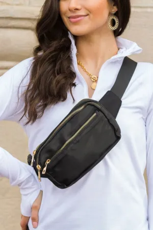 Lala Double Zip Belt Bag