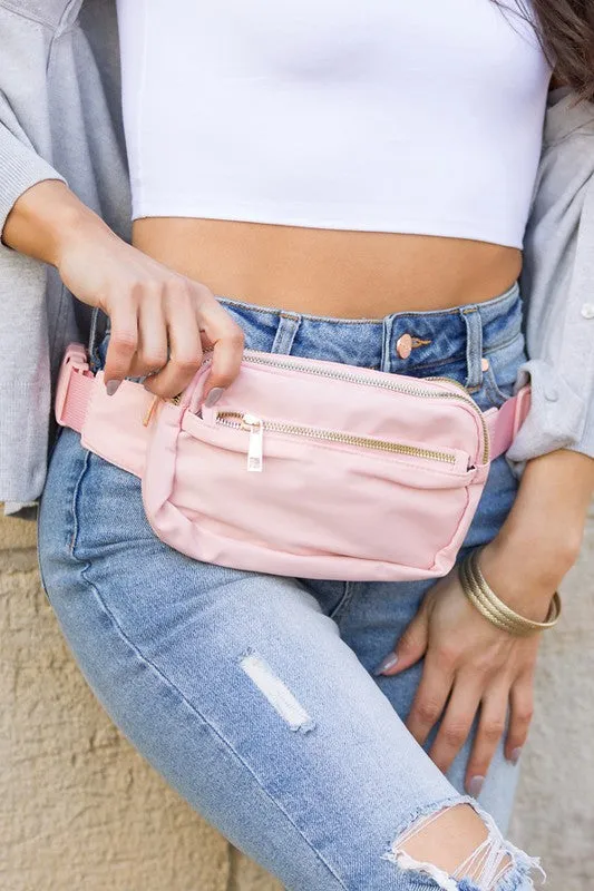 Lala Double Zip Belt Bag