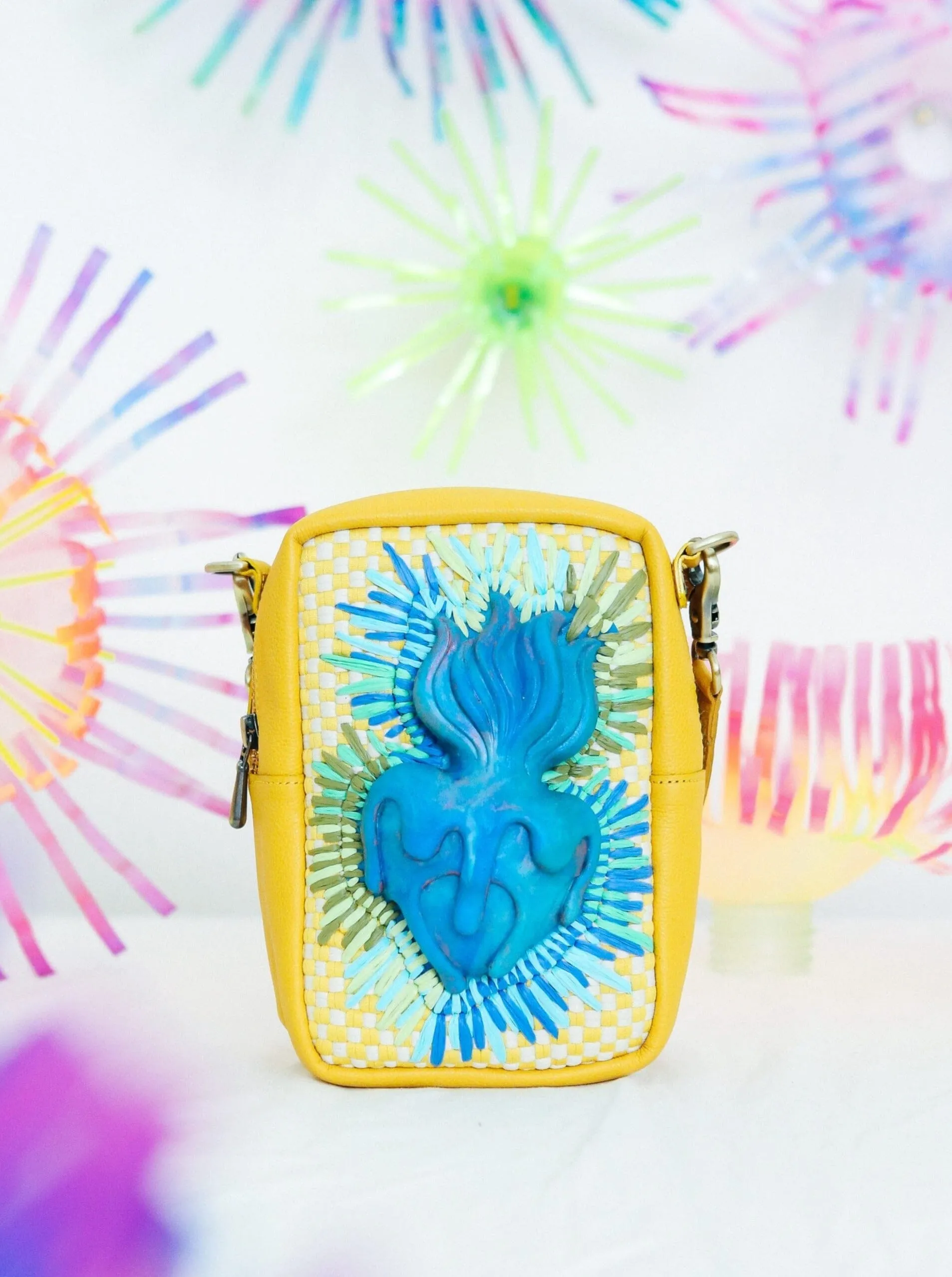 [Leeroy New x R2R] Sacred Heart Crossbody Bag Yellow