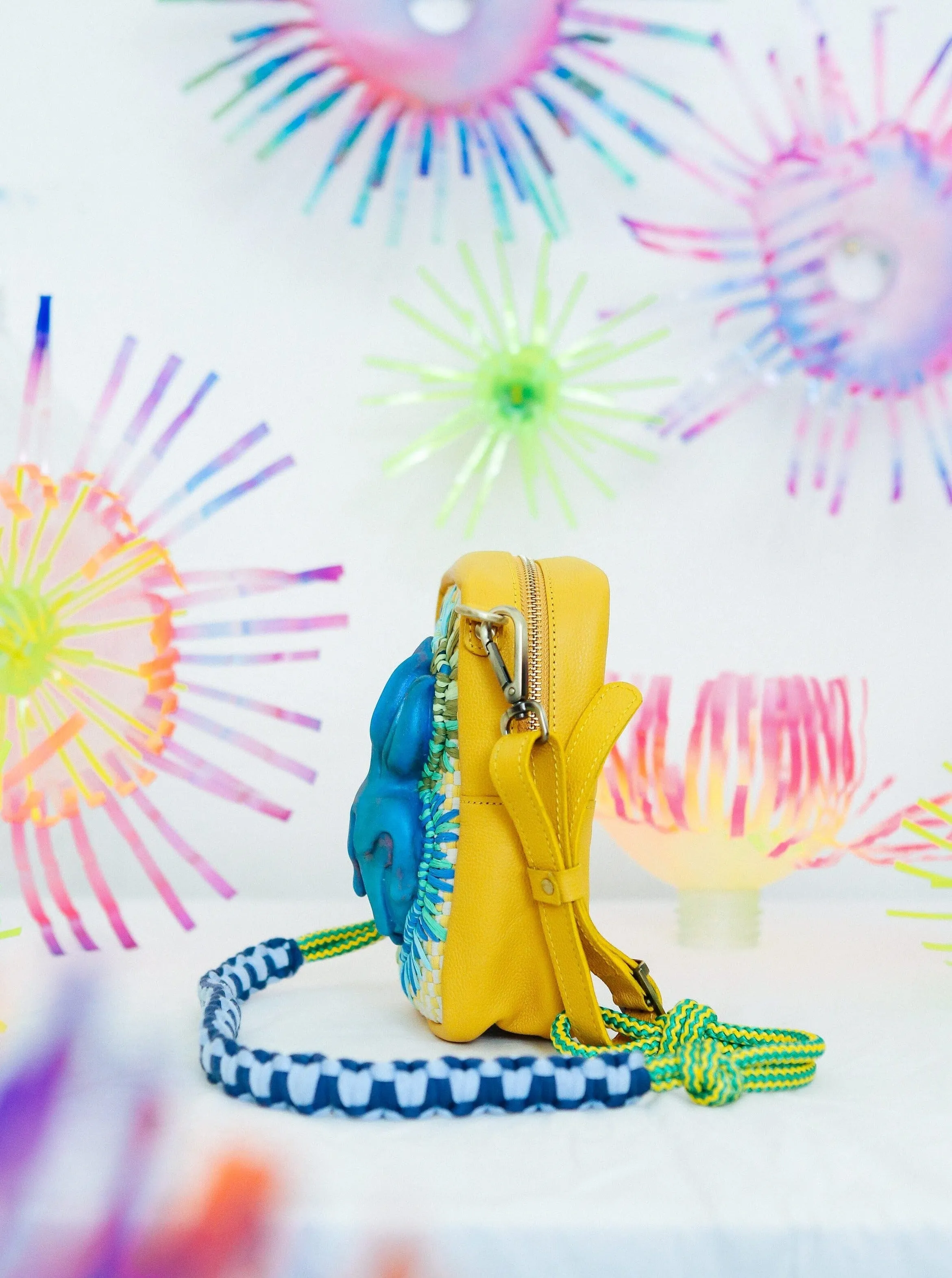[Leeroy New x R2R] Sacred Heart Crossbody Bag Yellow