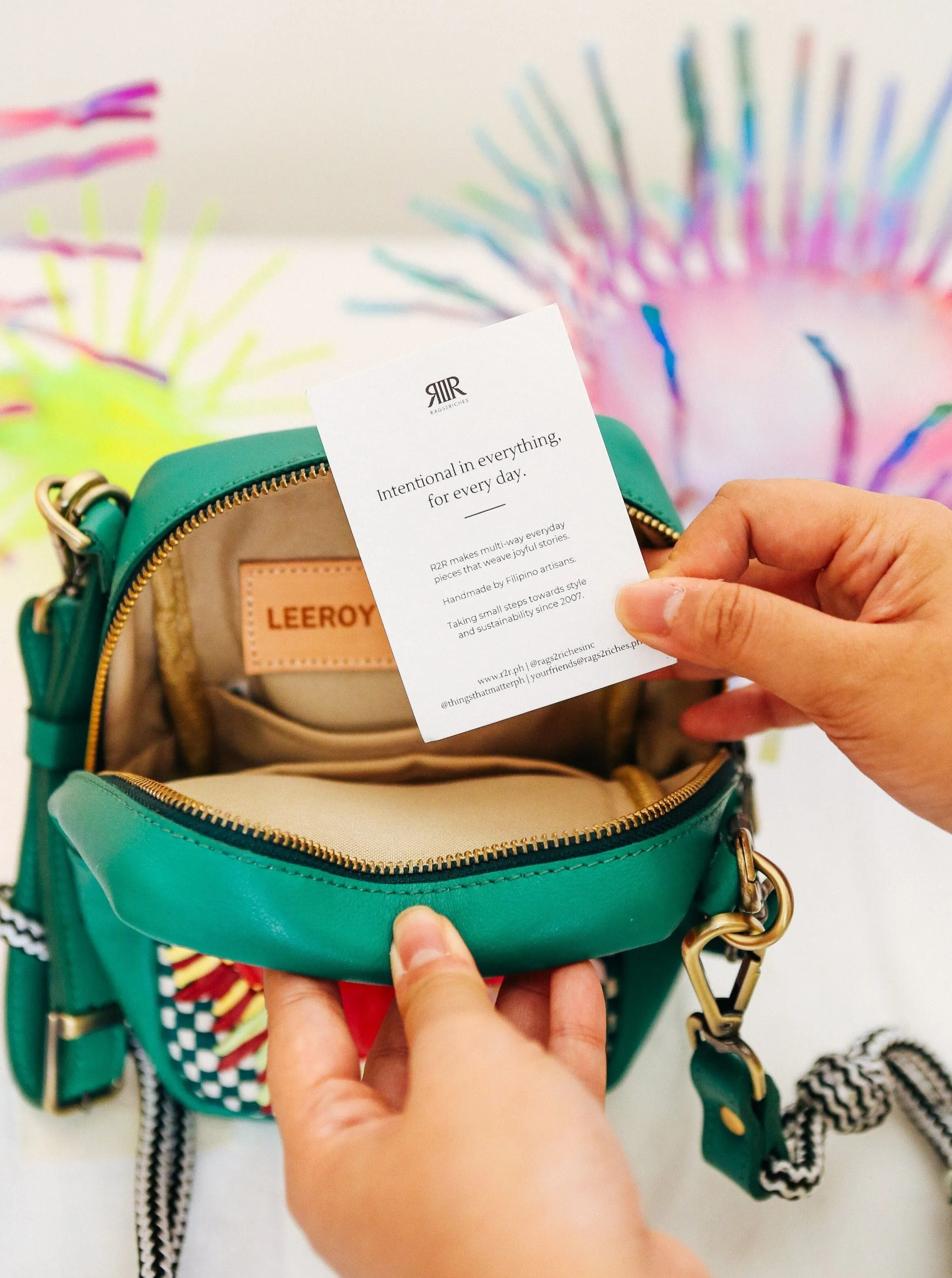 [Leeroy New x R2R] Sacred Heart Crossbody Bag Yellow