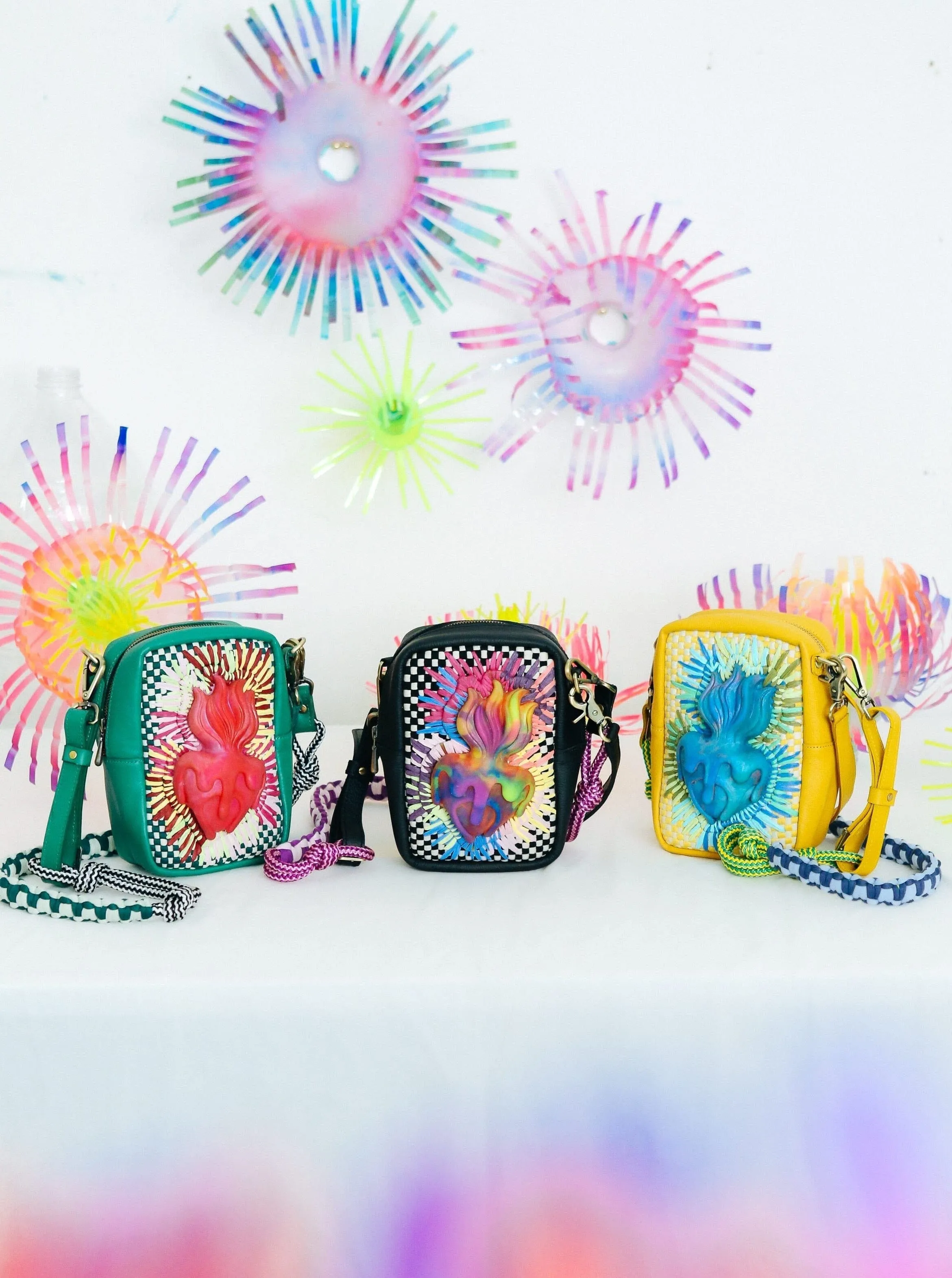 [Leeroy New x R2R] Sacred Heart Crossbody Bag Yellow