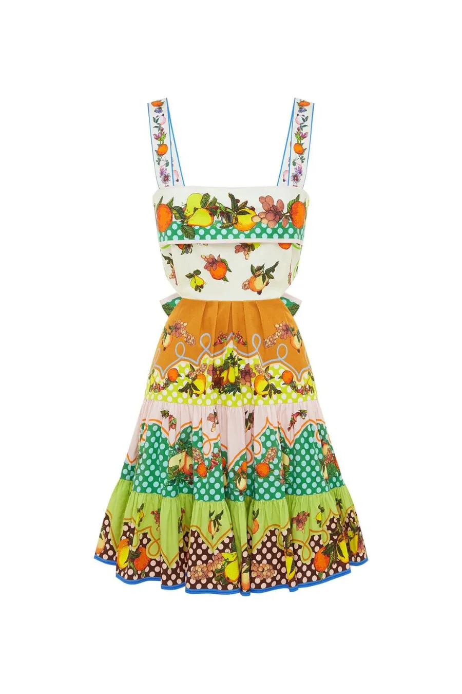 Lemonis Cut Out Mini Dress Multi