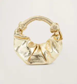 Lopsy Bag - Crinkle Gold