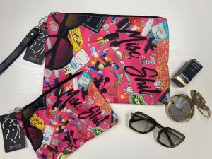 Misc Sh*t Makeup bag, Accessory Pouch: Large