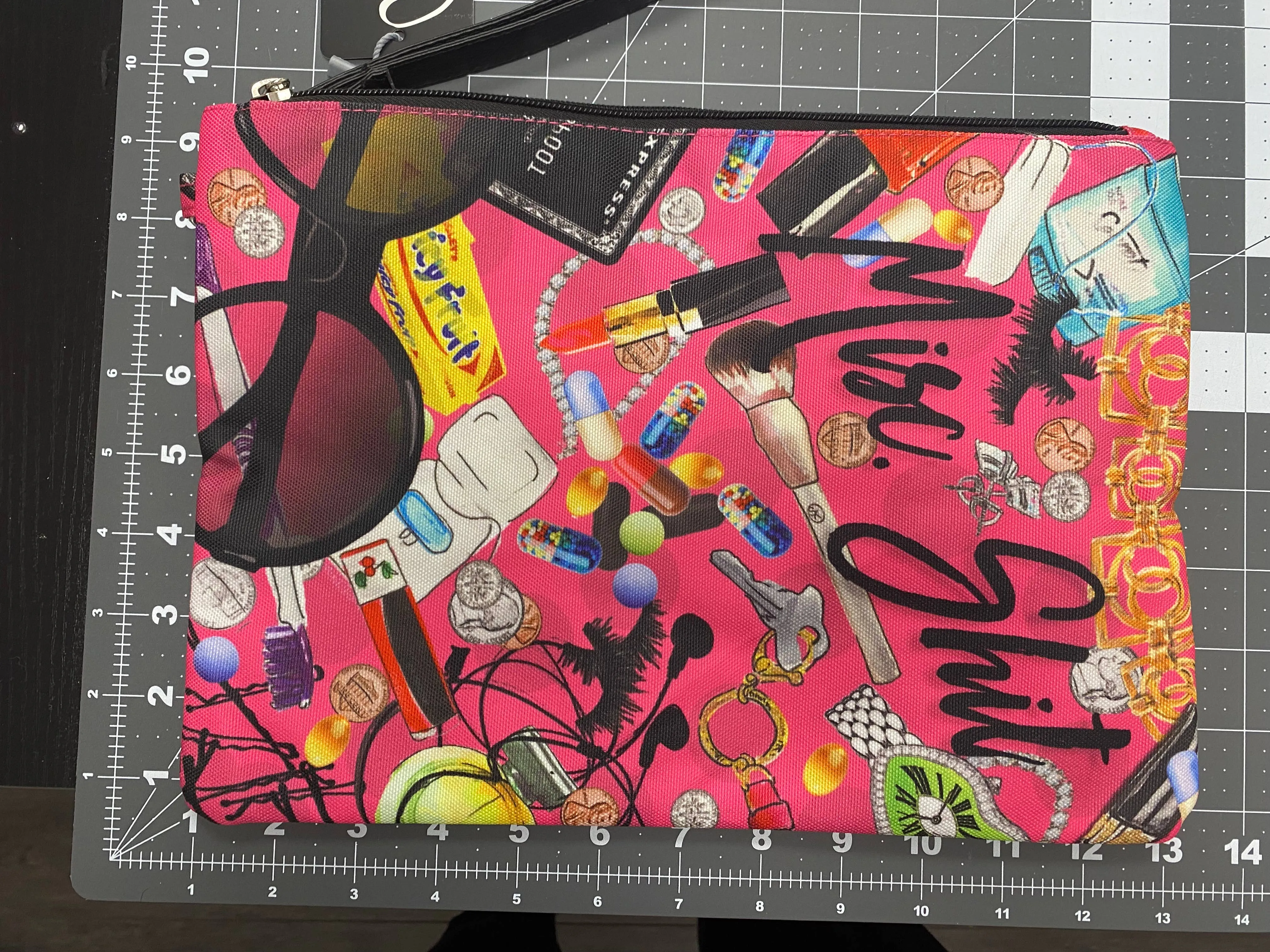 Misc Sh*t Makeup bag, Accessory Pouch: Large