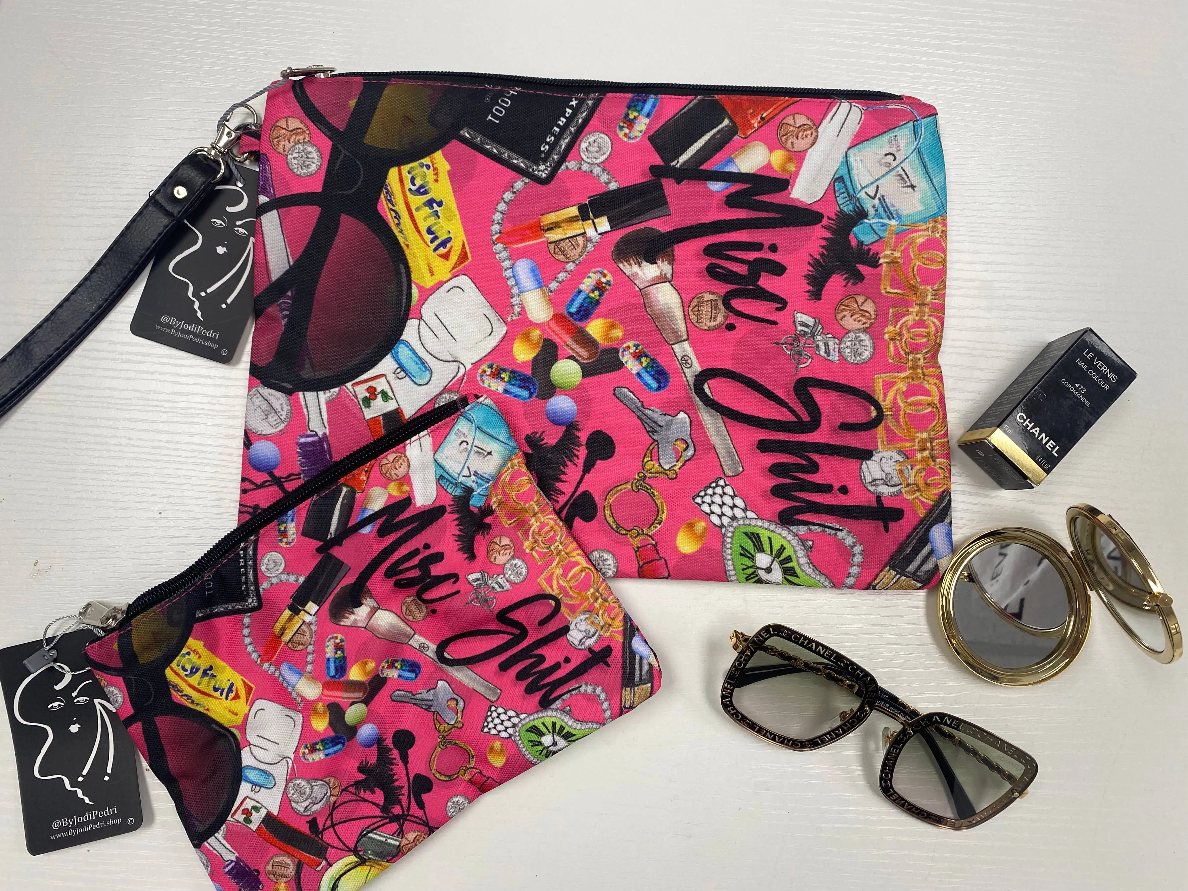 Misc Sh*t Makeup bag, Accessory Pouch: Small