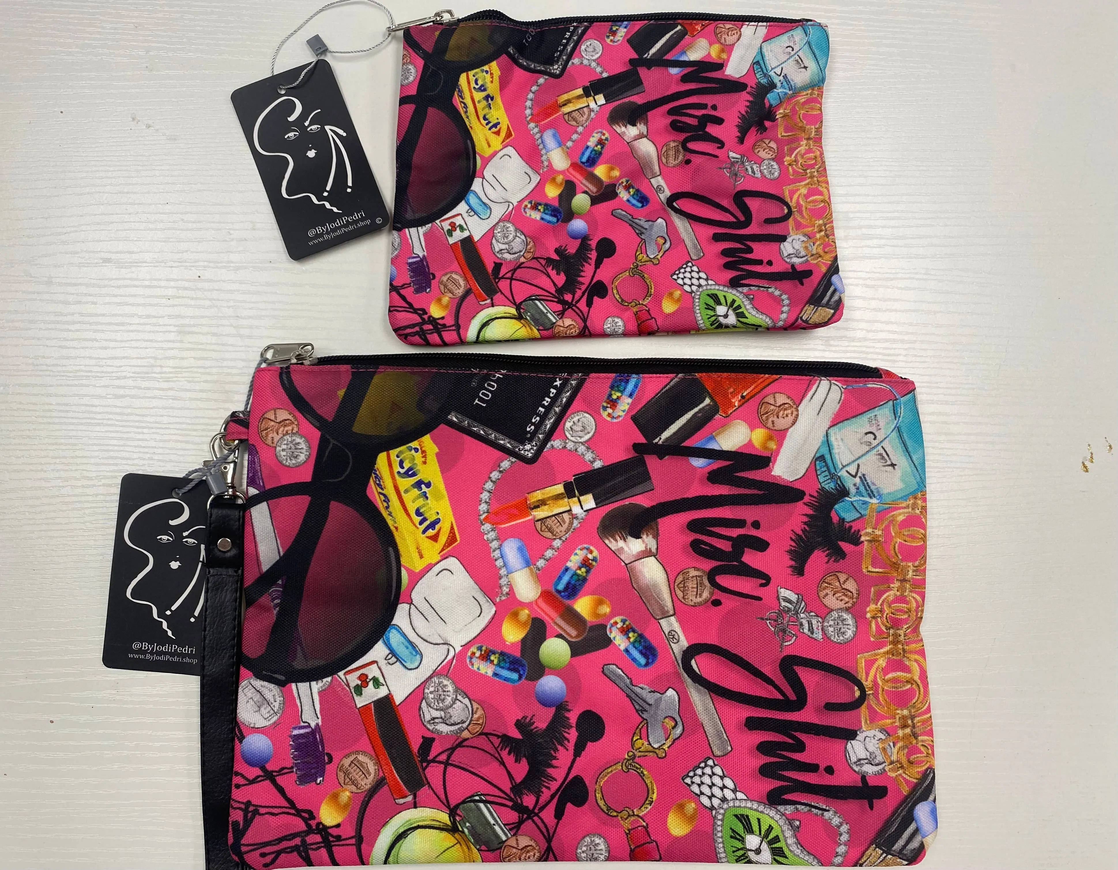 Misc Sh*t Makeup bag, Accessory Pouch: Small