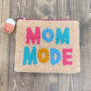 Mom Mode Beaded Pouch