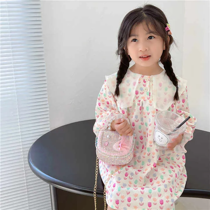 New Cute Children's Pearl Shoulder-حقيبة كتف جديدة