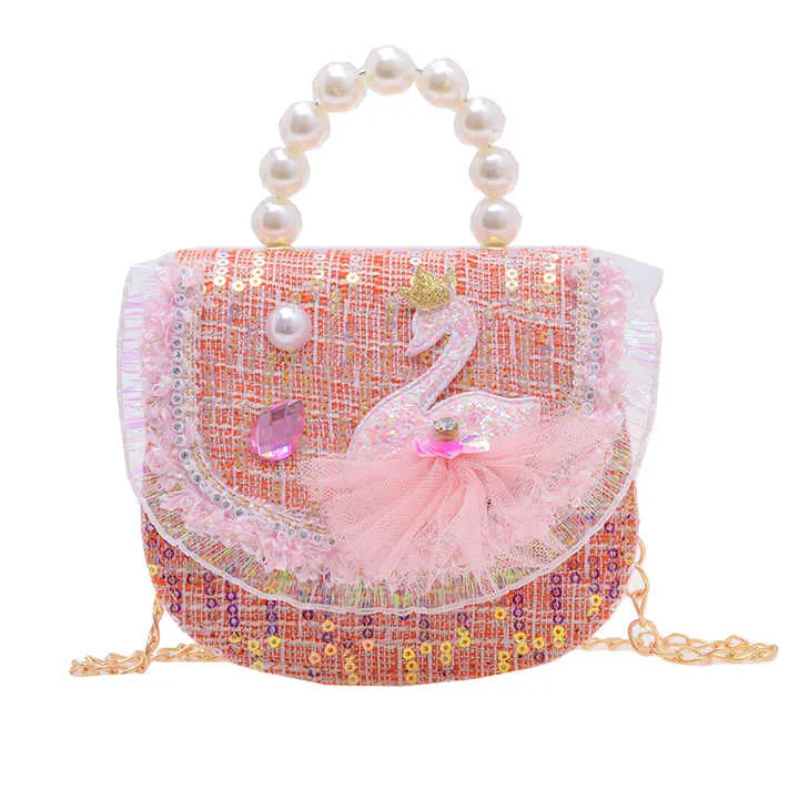 New Cute Children's Pearl Shoulder-حقيبة كتف جديدة