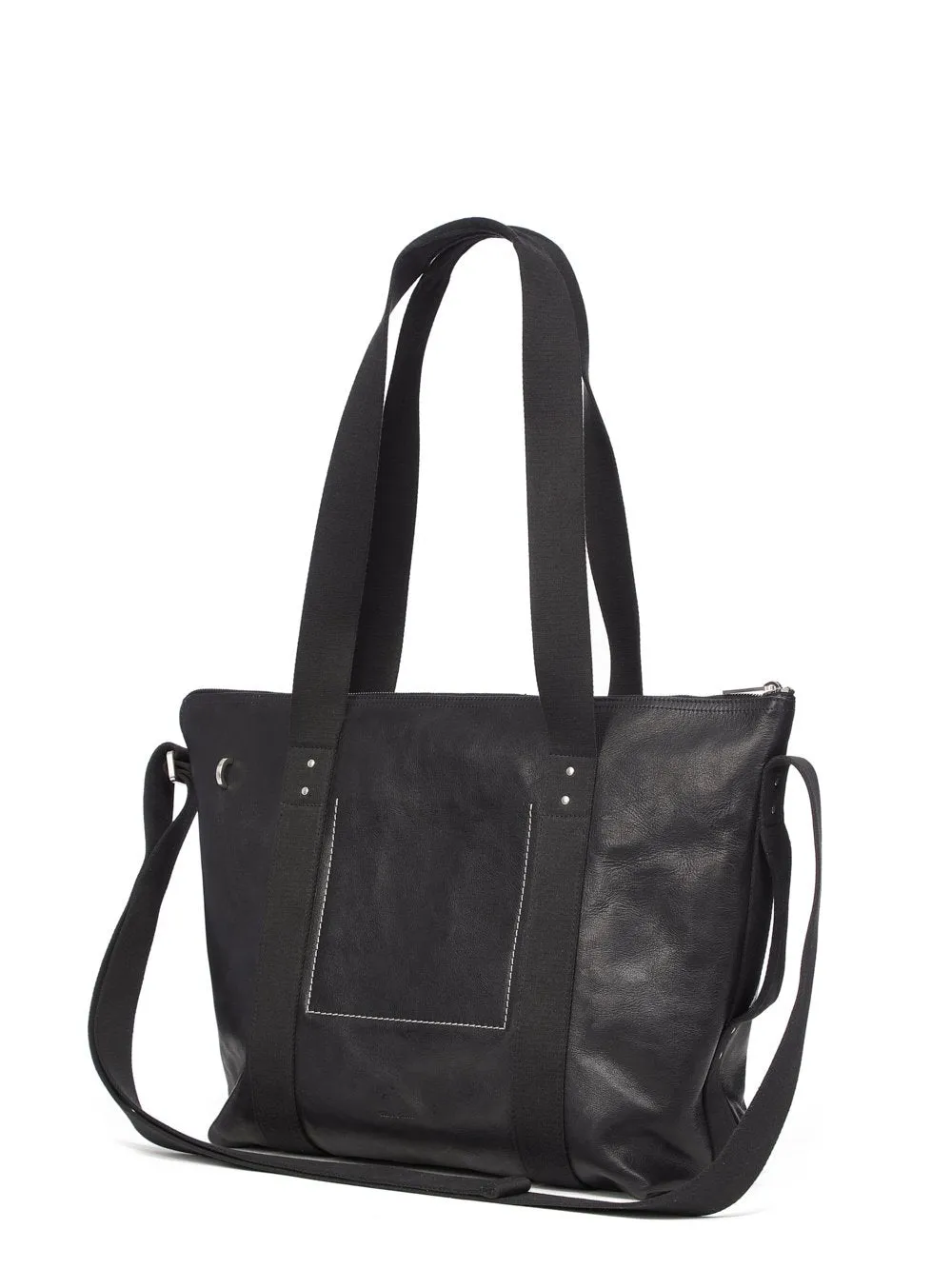 RICK OWENS TROLLEY BAG - BLACK