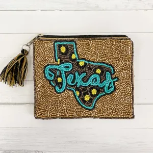 Texas Gold and Turquoise Pouch