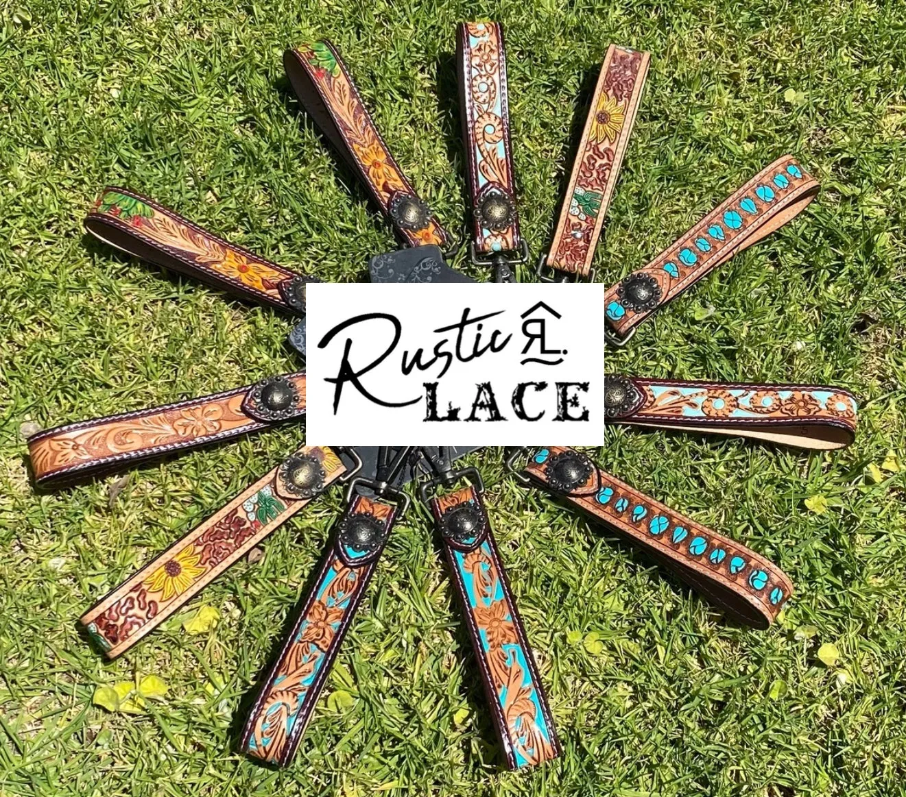 Tooled Leather Bag Strap/handle