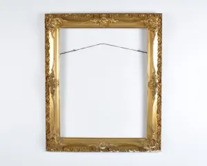 Vintage Gold Gilded Old World Baroque Frame-Large-Antique Victorian Decor-Art Collector Gift