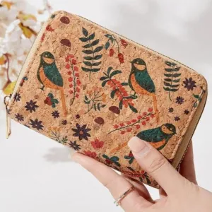 Vintage Printed Women's Short Wallet