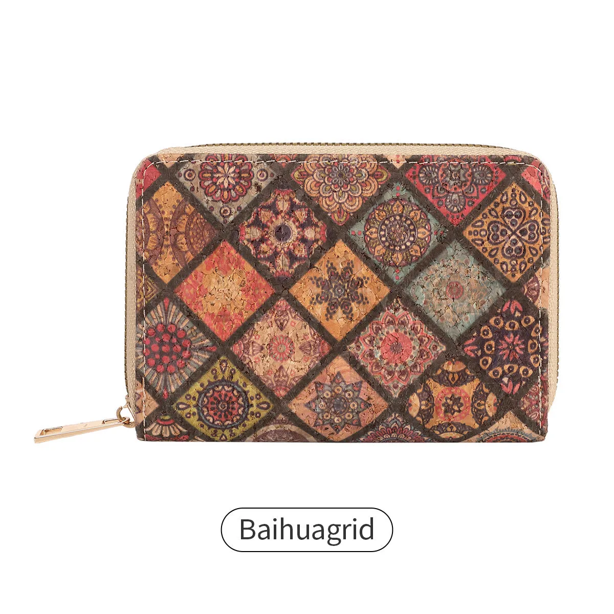 Vintage Printed Women's Short Wallet